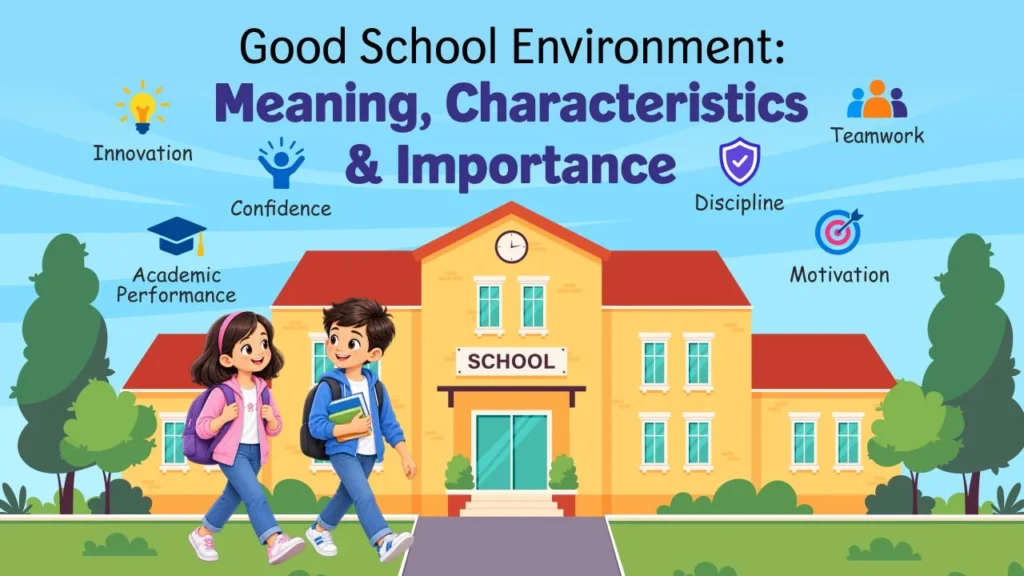 good school environment meaning, characteristics & importance