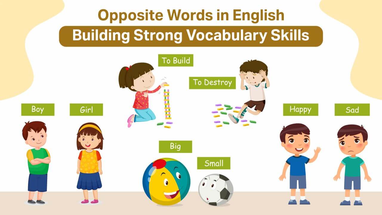 Opposite Words in English - Building Strong Vocabulary Skills 